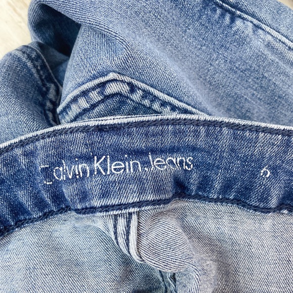 Calvin Klein Blue Slim Boyfriend Jeans - Picture 7 of 11